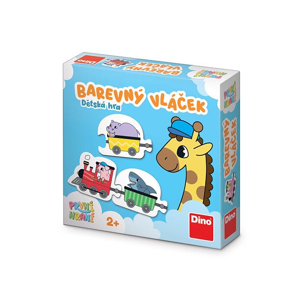 Dino První hraní: Barevný vláček Naučná hra