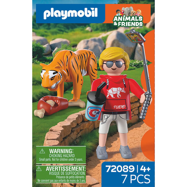 Playmobil Tygr a návštěvník