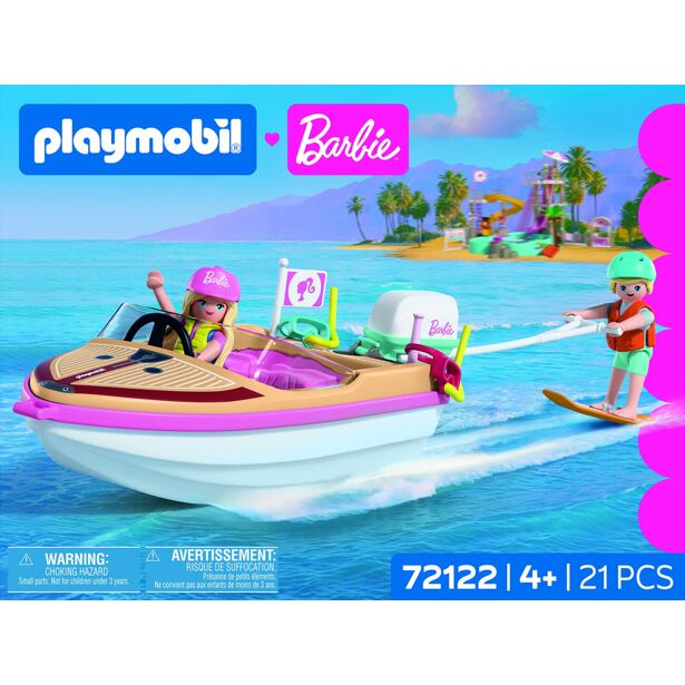 Playmobil x Barbie Motorový člun