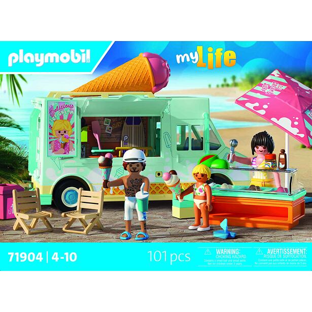 Playmobil Zmrzlinářské auto se surf shopem