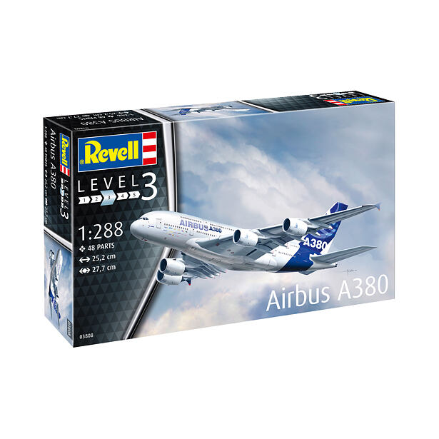 Revell Plastic ModelKit letadlo 03808 - Airbus A380 (1:288)