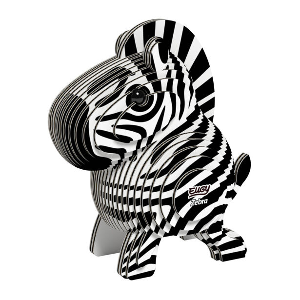 EUGY Zebra 3D kartonová skládačka
