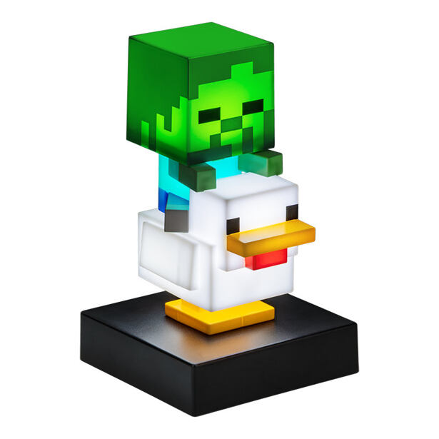 Paladone Icon Light Lampička Minecraft - Chicken Jockey
