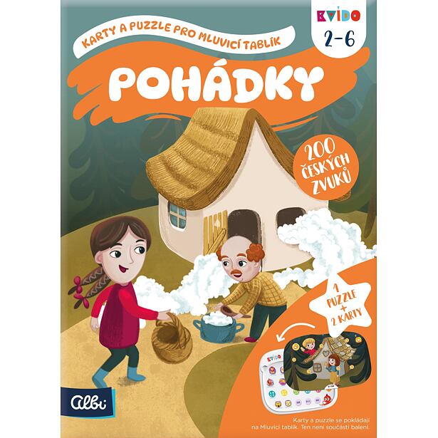 Albi Kvído - Pohádky 2 - karty a puzzle pro Mluvicí tablík 2
