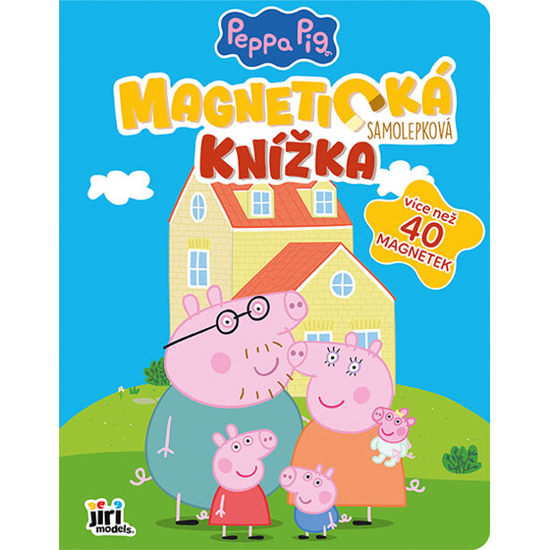 Jiri Models Magnetická samolepková knížka Prasátko Peppa