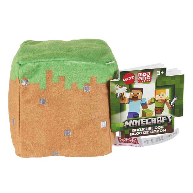 Mattel Minecraft plyšová kostka, více druhů