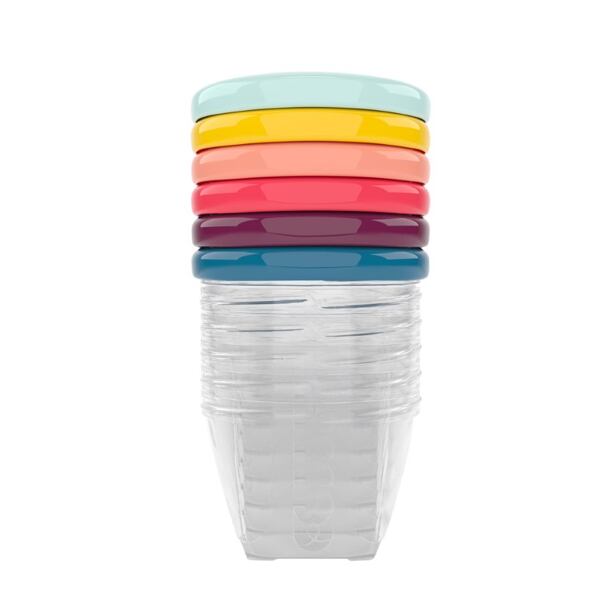 Babymoov Misky s víčky 180ml sada 6ks