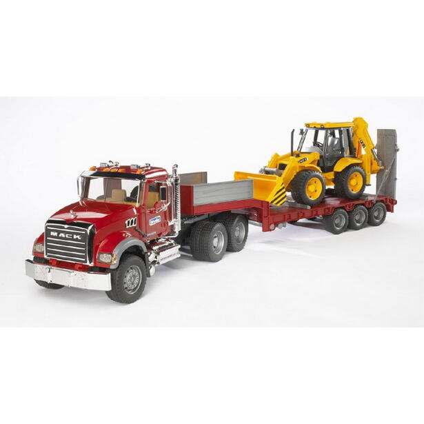 Bruder Nákladní auto MACK + návěs + traktor