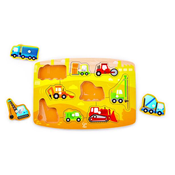 Hape Puzzle na desce Stavaři