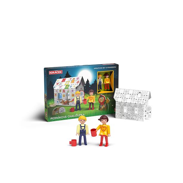 Igráček Perníková chaloupka - kreativní set s pohádkou