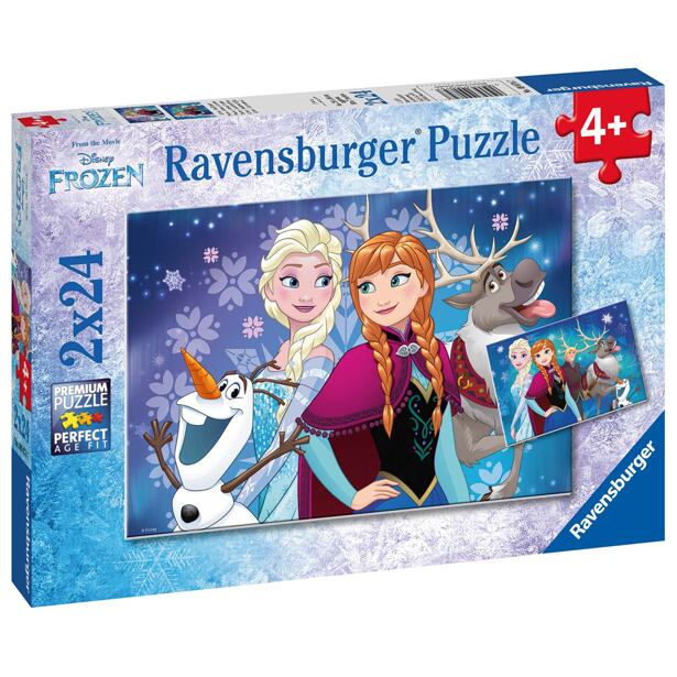 Ravensburger Disney Ledové království Puzzle 2x24 dílků
