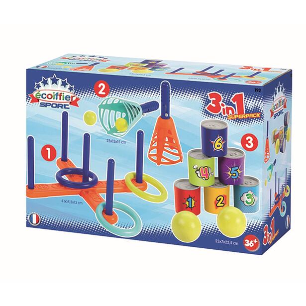 Ecoiffier Sada her 3v1