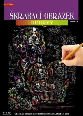 ArtLover Škrabací obrázek duhový, více druhů