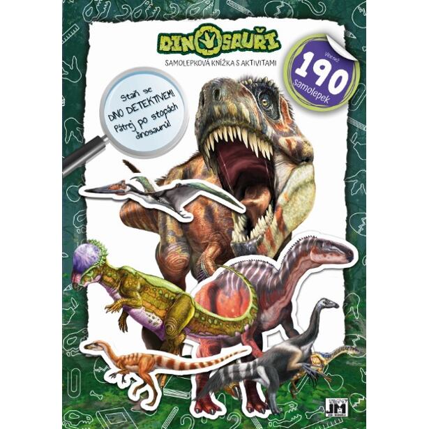 Jiri Models Samolepková knížka/Dinosauři
