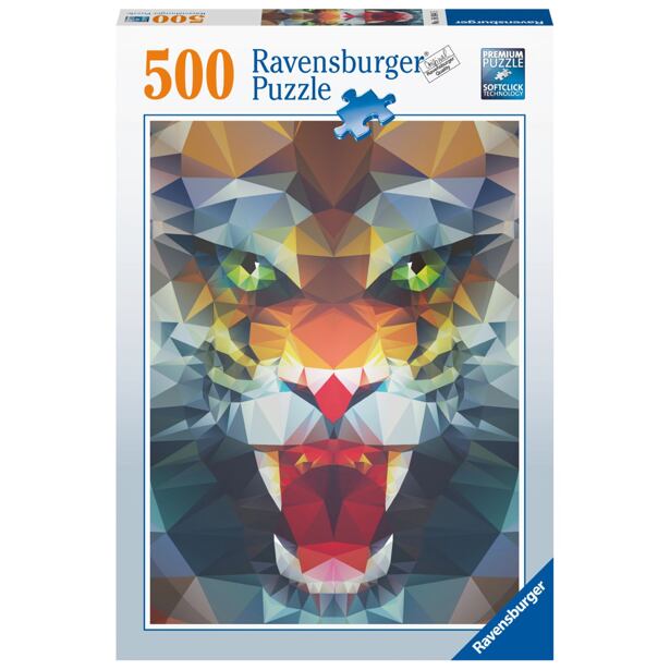 Ravensburger Polygonový lev Puzzle 500 dílků
