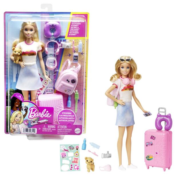 Mattel Barbie Panenka Malibu na cestách
