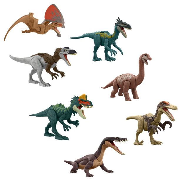 Jurassic World Nebezpečný dinosaurus, více druhů