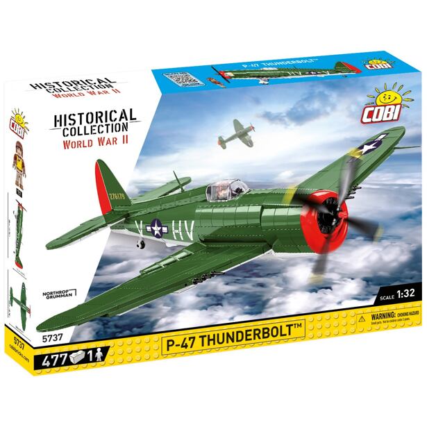 Cobi 5737 Stíhací útočný letoun P-47 Thunderbolt
