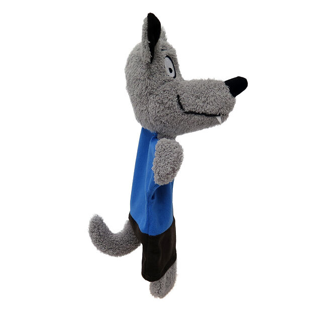 Moravská ústředna Vlk Šedivák 33cm, maňásek