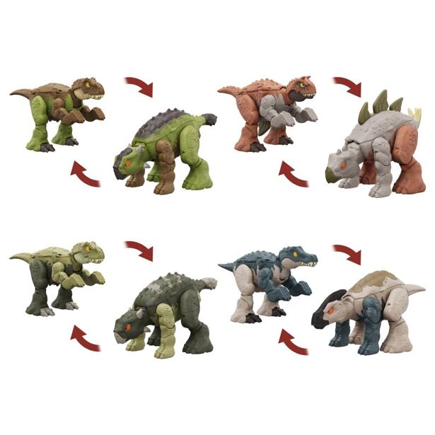 Jurassic World Dinosaurus s transformací 2 v 1, více druhů