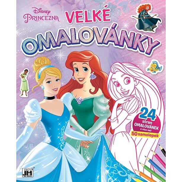 Jiri Models Velké omalovánky Disney Princezny