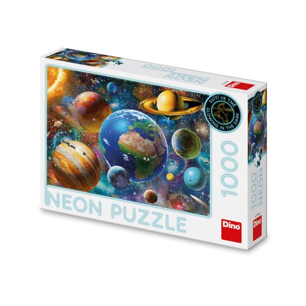 Dino PLANETY 1000 neon Puzzle
