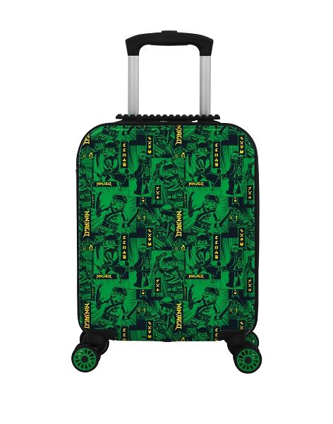 LEGO Luggage PLAY DATE 16" kufr - LEGO Ninjago zelený