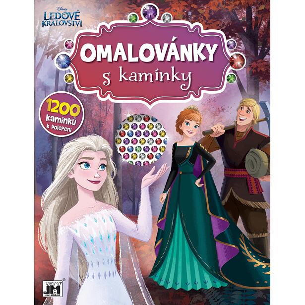 Jiri Models Omalovánky s kamínky Ledové království