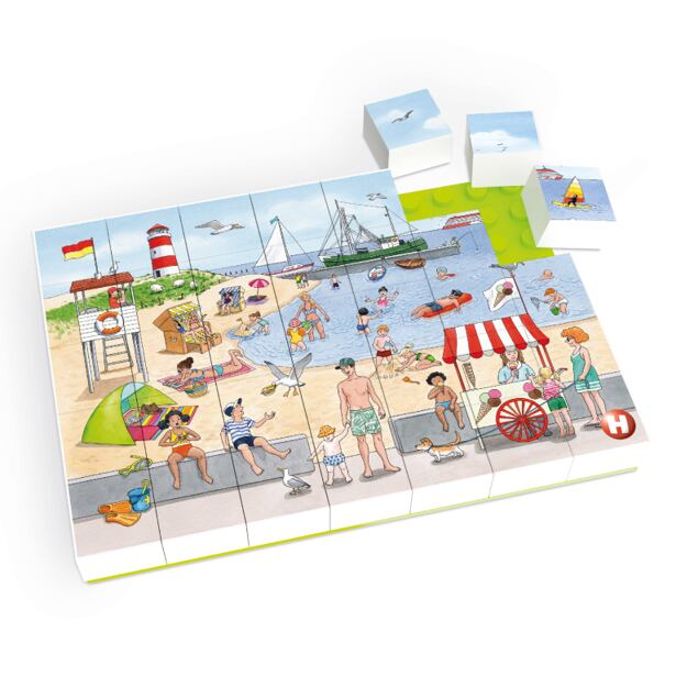 HUBELINO Puzzle Dovolená na pláži