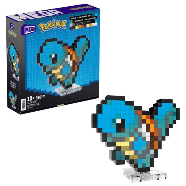 Mattel Mega Construx Pokémon Pixel Art - Squirtle