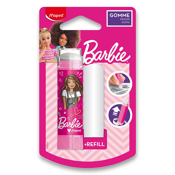 Maped Barbie Pryž v plastovém pouzdře + náplň, BL
