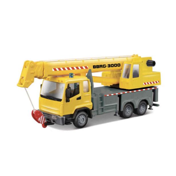 Bburago 1:43 servisní vozidla Construction Truck with Crane