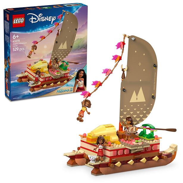 LEGO® Disney Princess 43270 Vaiana a dobrodružství na kánoi
