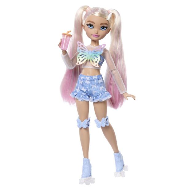 Mattel Barbie DREAM BESTIES Panenka na kolečkových bruslích - Malibu