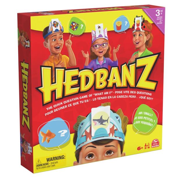 Spin Master Hedbanz Společenská hra hádanek Nová