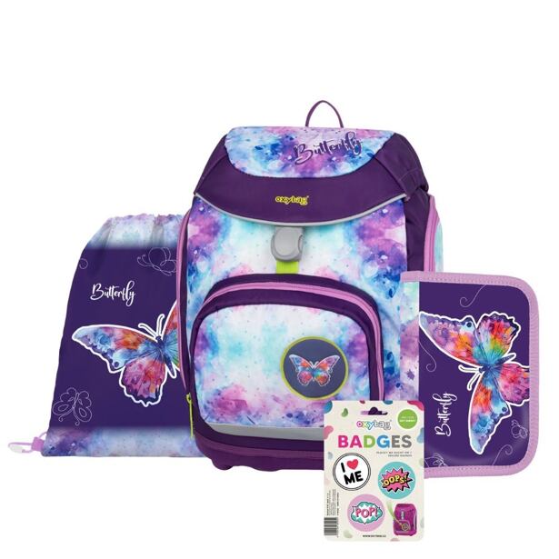 Oxybag Set 4dílný -  OXY Sherpy Motýl