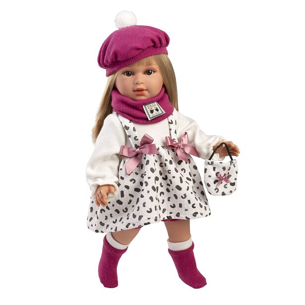 Llorens 54050 CARLA realistická panenka s měkkým látkovým tělem 40 cm