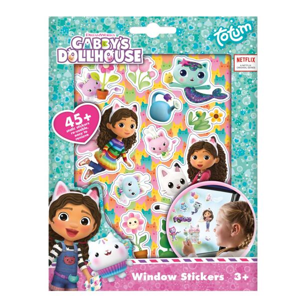Totum Gabby's Dollhouse Okenní dekorace