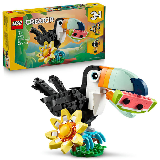 LEGO® Creator 3v1 31173 Divoká zvířata: Tropický tukan