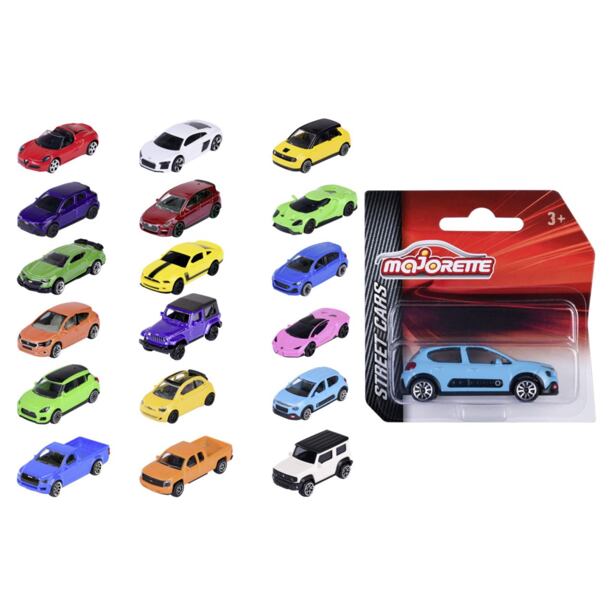 Majorette Autíčko kovové Street Cars, 18 druhů
