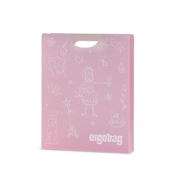 Ergobag Plastové desky Princess Pink