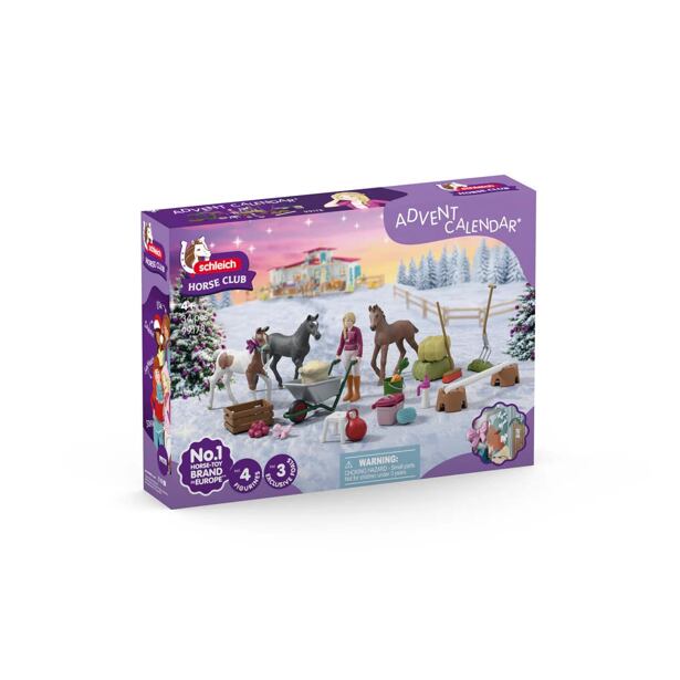 Schleich Adventní kalendář HORSE CLUB 2025 – Vánoční zázračné hříbě