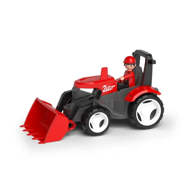 Efko Igráček ECO MultiGO Červený traktor Zetor s radlicí, figurka Igráček