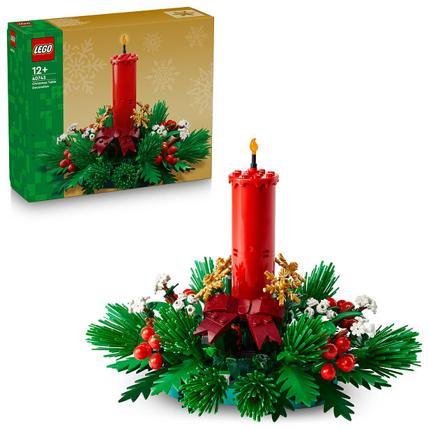 LEGO® Iconic 40743 Vánoční dekorace na stůl