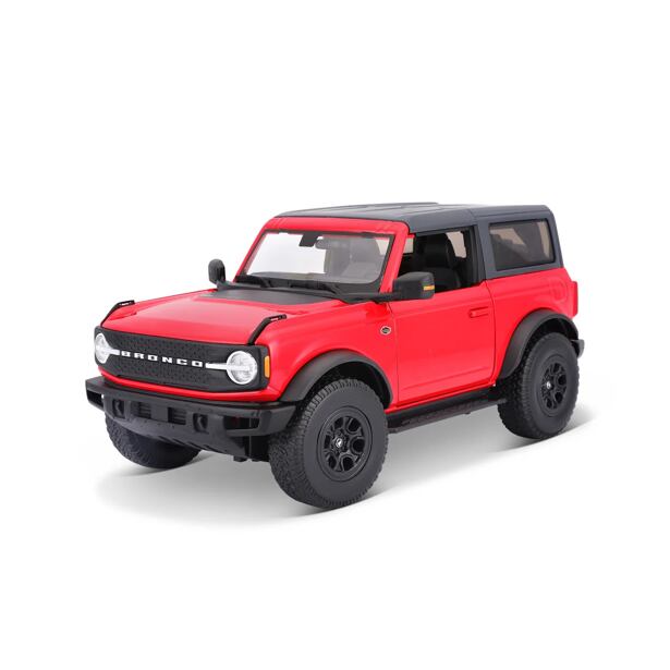 Maisto 2021 Ford Bronco Wildtrak, červená, 1:18