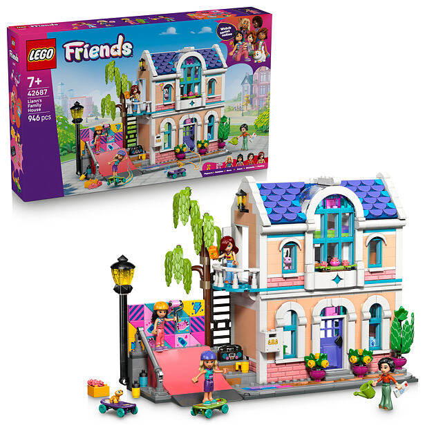 LEGO® Friends 42687 Liann a její rodinný dům