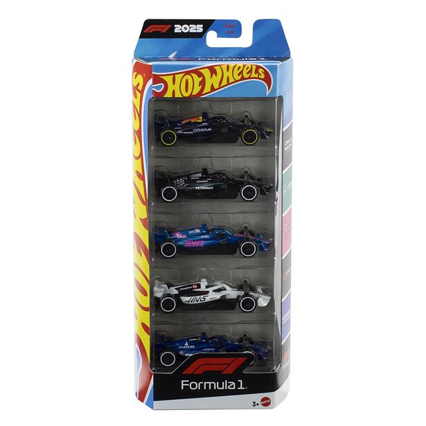 Hot Wheels Angličák 5 ks - Formule 1