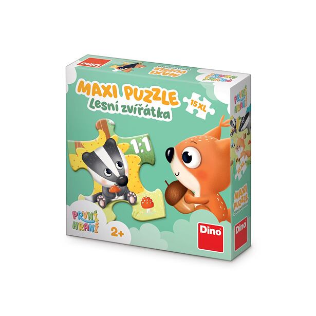 Dino První hraní: Lesní zvířátka Puzzle 15 maxi dílků
