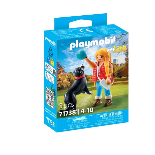 Playmobil Žena s bernským salašnickým psem