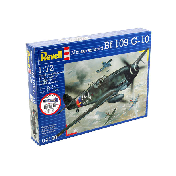 Revell Starter Kit letadlo 74160 - Messerschmitt Bf-109 (1:72)